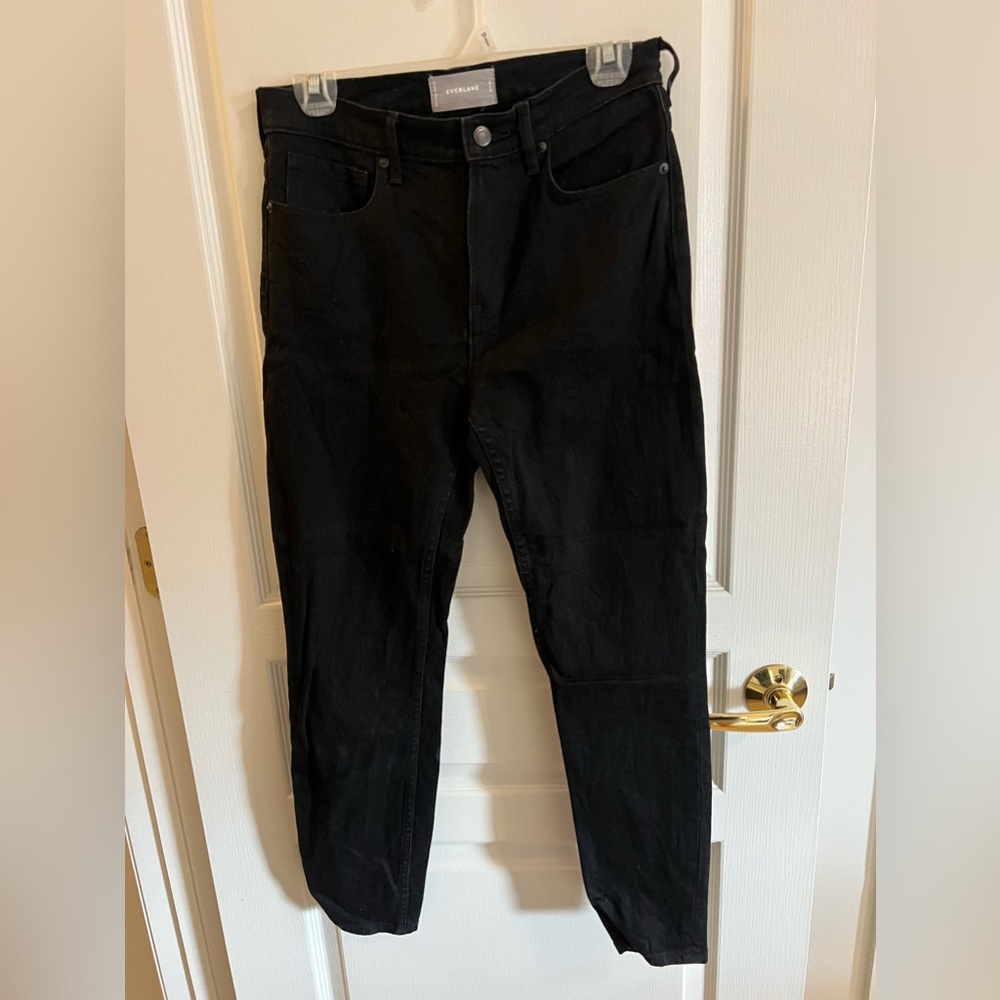 Black high-rise skinny jeans - Everlane - Size 28